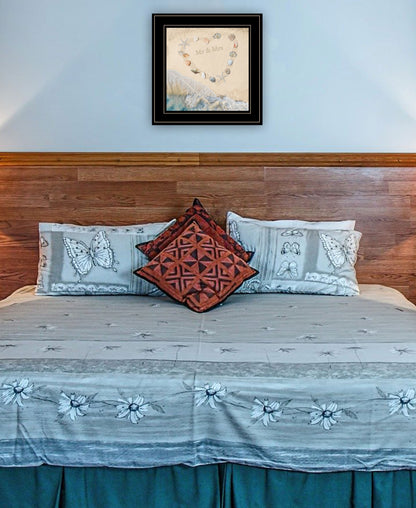 Marriage is a Beach 3 Black Framed Print Wall Art