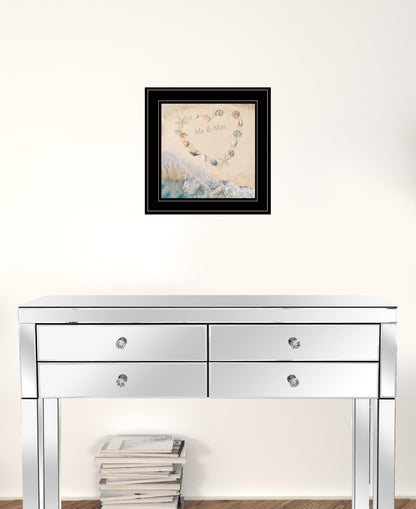 Marriage is a Beach 3 Black Framed Print Wall Art